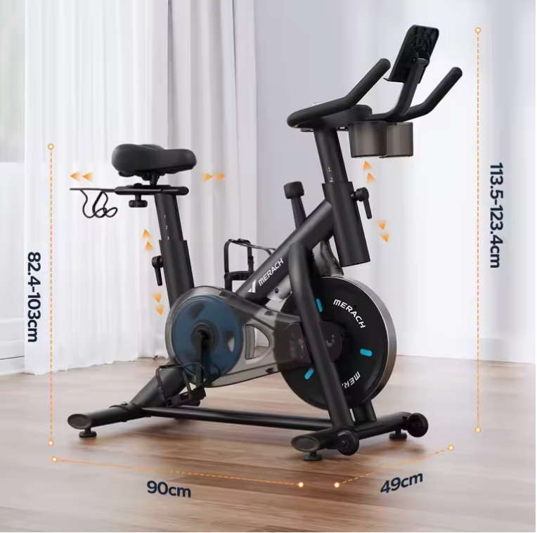 Indoor Cycling Fiets – Magnetische Weerstand & LED Display, Stil en Verstelbaar