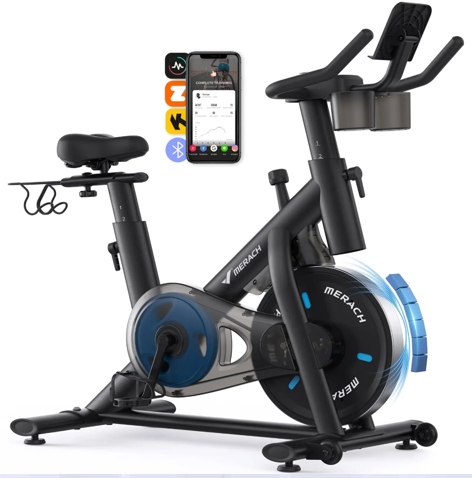 Indoor Cycling Fiets – Magnetische Weerstand & LED Display, Stil en Verstelbaar
