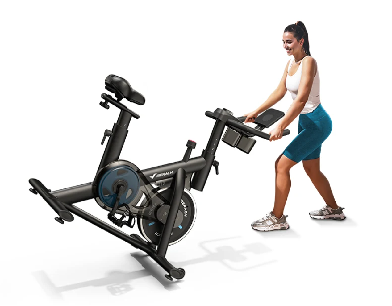 Indoor Cycling Fiets – Remblok Weerstand, LCD Display & Tablet Houder, 136 kg Draagkracht