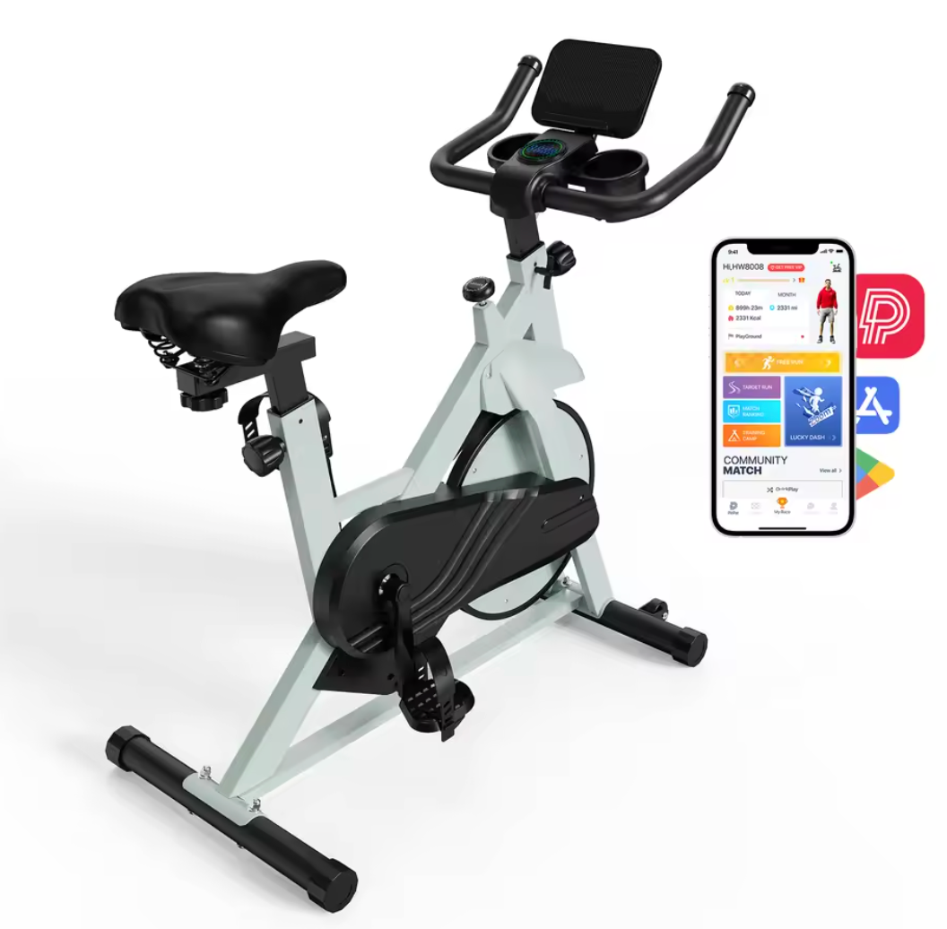 Indoor Cycling Fiets – Magnetische Weerstand, 32 Niveaus & Comfortabel Zadel