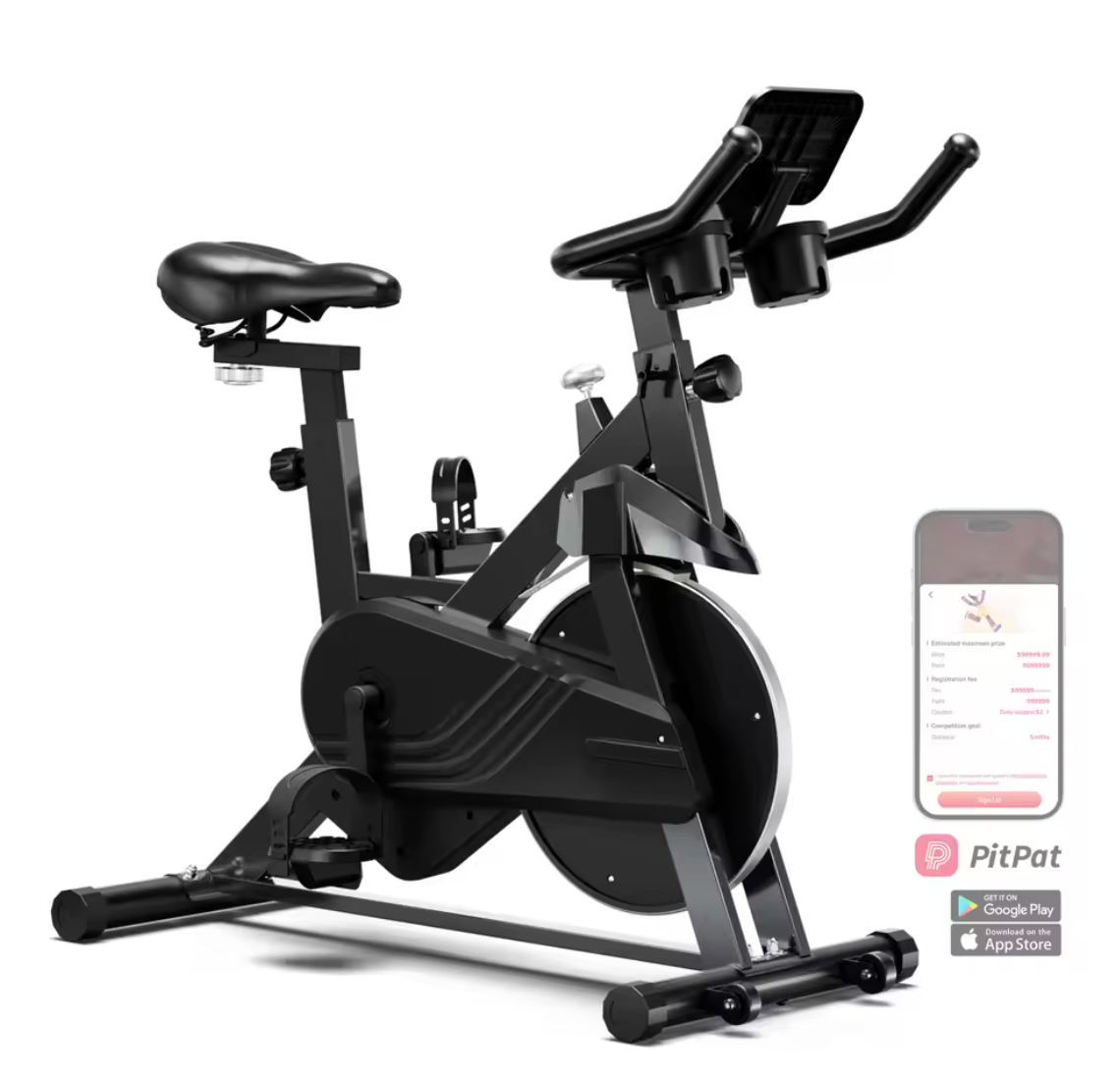 Indoor Cycling Fiets – Magnetische Weerstand, 32 Niveaus & Comfortabel Zadel