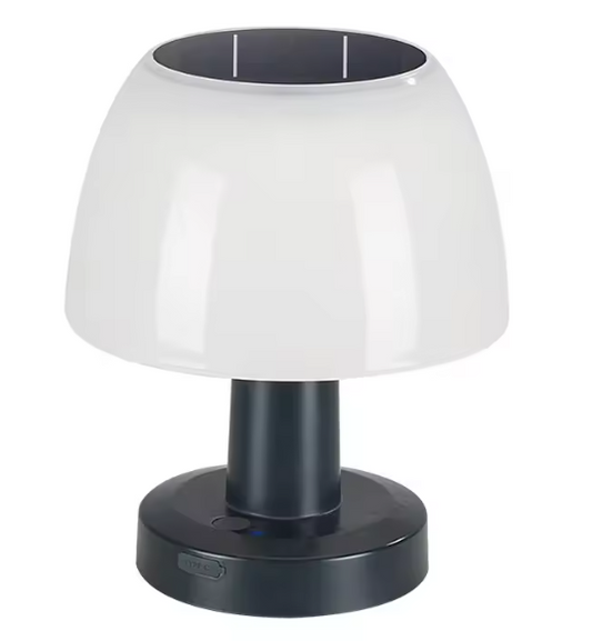 Solar LED Tafellamp – Draadloos Oplaadbaar & Waterdicht, Voor Binnen en Buiten