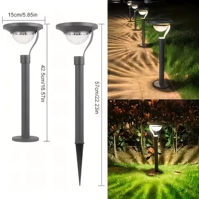 Solar LED Tuinlamp – Superheldere Zonnelamp voor Gazon, Pad & Binnenplaats, Waterdicht en Energiezuinig