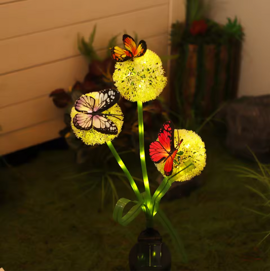 Solar Paardenbloem Tuinlamp – Waterdichte LED Decoratie voor Gazon, Pad & Binnenplaats