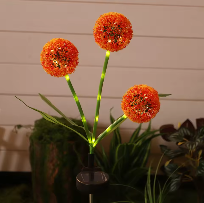Solar Paardenbloem Tuinlamp – Waterdichte LED Decoratie voor Gazon, Pad & Binnenplaats