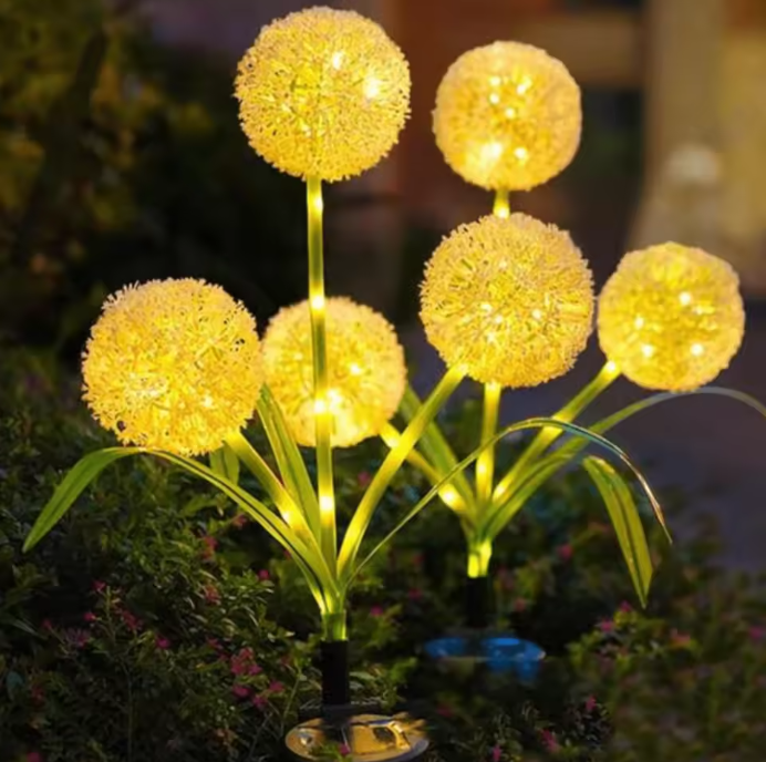 Solar Paardenbloem Tuinlamp – Waterdichte LED Decoratie voor Gazon, Pad & Binnenplaats