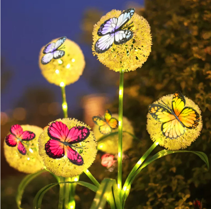 Solar Paardenbloem Tuinlamp – Waterdichte LED Decoratie voor Gazon, Pad & Binnenplaats