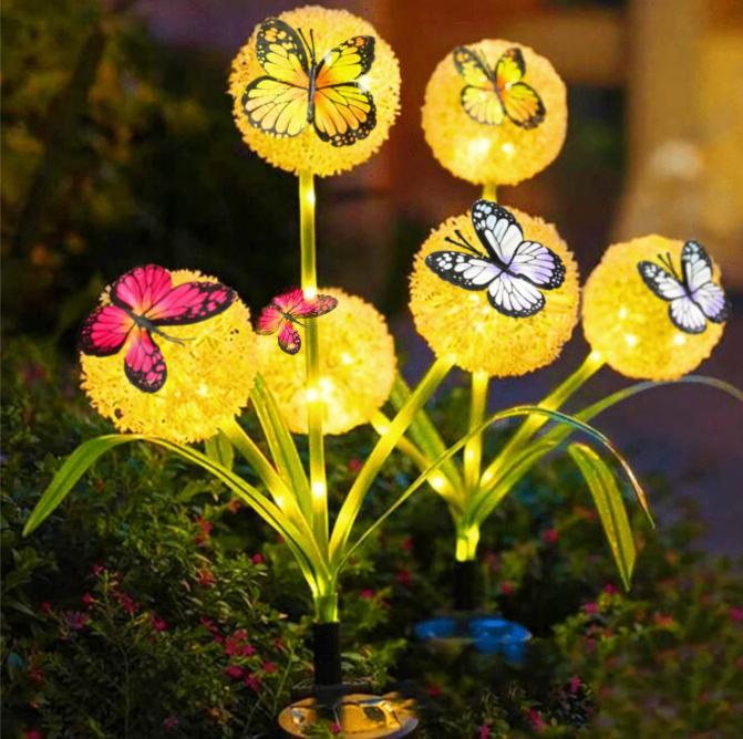 Solar Paardenbloem Tuinlamp – Waterdichte LED Decoratie voor Gazon, Pad & Binnenplaats