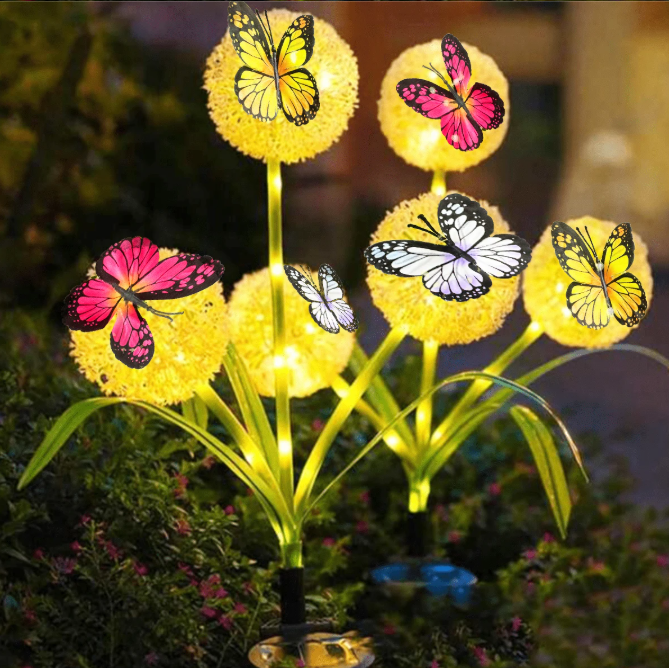 Solar Paardenbloem Tuinlamp – Waterdichte LED Decoratie voor Gazon, Pad & Binnenplaats