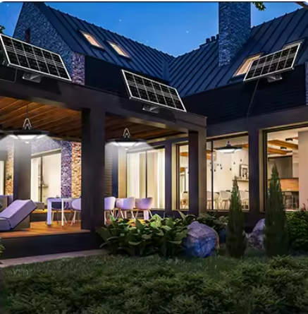 Solar LED Hanglamp – 180 LED’s met Afstandsbediening & Bewegingssensor, Voor Binnen en Buiten