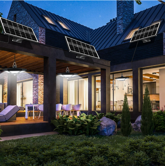 Solar LED Hanglamp – 180 LED’s met Afstandsbediening & Bewegingssensor, Voor Binnen en Buiten