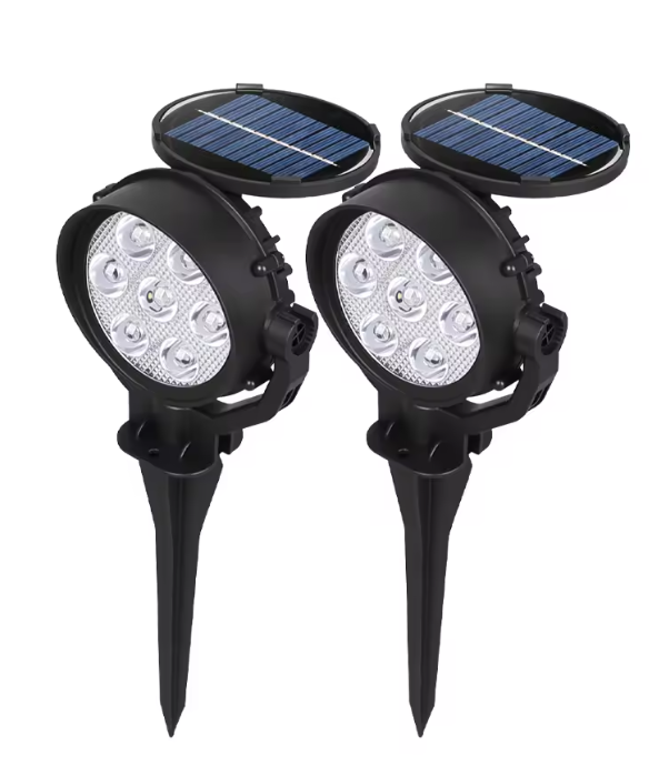 Solar LED Spotlamp – 9 LED’s RGB Tuinverlichting, Waterdicht & Verstelbaar
