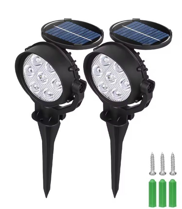 Solar LED Spotlamp – 9 LED’s RGB Tuinverlichting, Waterdicht & Verstelbaar