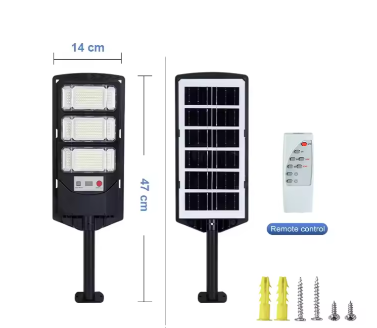 Solar LED Straatlamp – Krachtige Buitenlamp met Bewegingssensor & Afstandsbediening