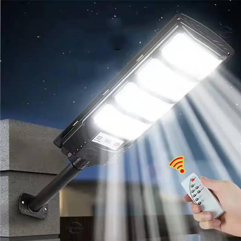 Solar LED Straatlamp – Krachtige Buitenlamp met Bewegingssensor & Afstandsbediening