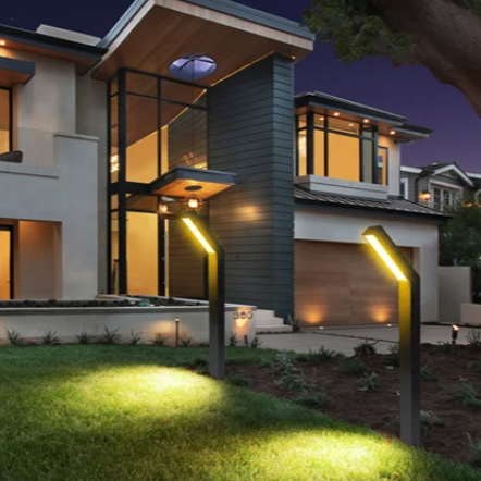 Set van 4 Solar Tuinpadlampen – LED Buitenlampen met IP65 Bescherming & 3 Lichtstanden