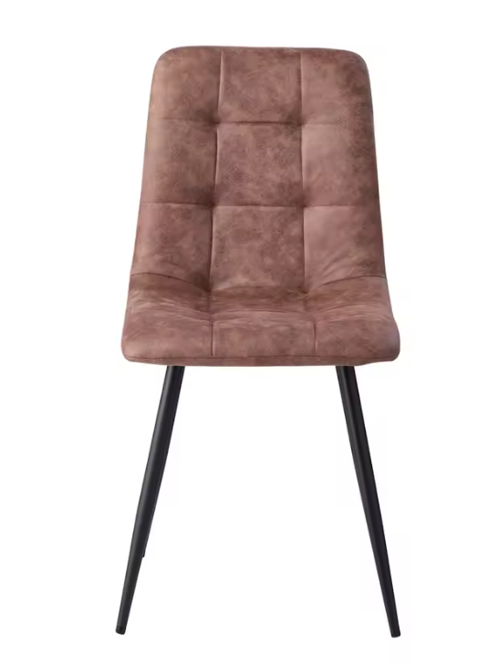Set van 4 Velvet Eetkamerstoelen – Zachte Zitting & Metalen Poten, Modern en Comfortabel
