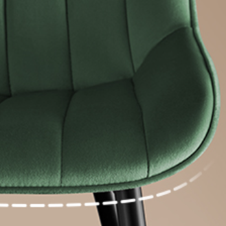 Set van 2 Eetkamerstoelen – Comfortabele Leren Look & Stalen Poten, Ergonomisch Ontwerp