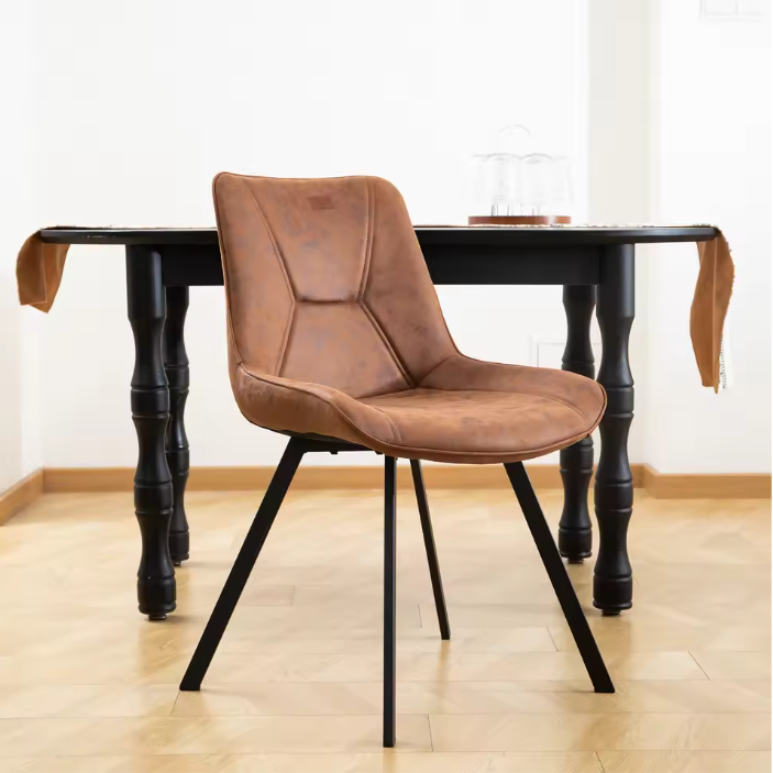 Set van 2 Ergonomische Eetkamerstoelen – Waterafstotend & Krasbestendig, Modern Design