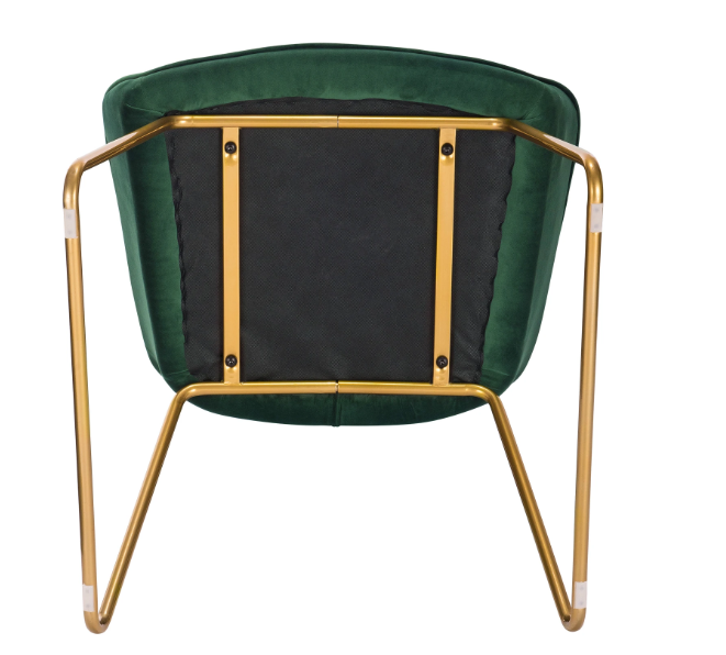 Fluwelen Eetkamerstoel met Armleuningen – Ergonomisch & Metalen Poten