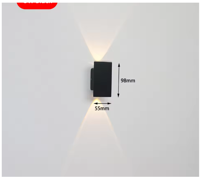 Moderne LED Wandlamp – Minimalistische Binnenverlichting voor Slaapkamer & Woonkamer