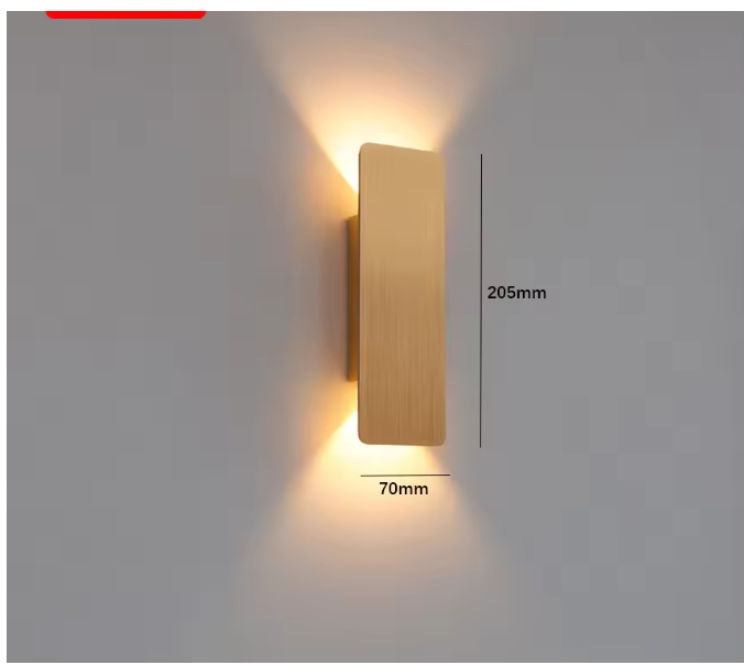 Moderne LED Wandlamp – Minimalistische Binnenverlichting voor Slaapkamer & Woonkamer