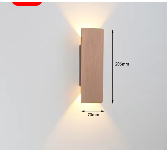 Moderne LED Wandlamp – Minimalistische Binnenverlichting voor Slaapkamer & Woonkamer