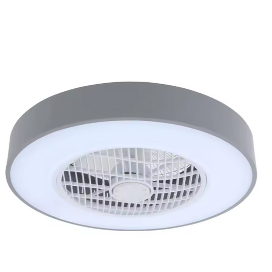 Plafondventilator met LED-verlichting – Rond Design, Stil & Energiezuinig