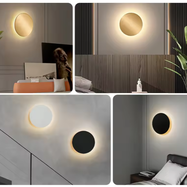 Moderne Ronde LED Wandlamp – Stijlvolle Verlichting voor Woonkamer & Slaapkamer
