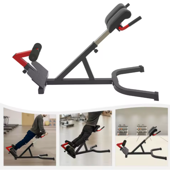 Romeinse Stoel – Hyperextension Fitnessbank met Verstelbare Hoogte & Rugondersteuning