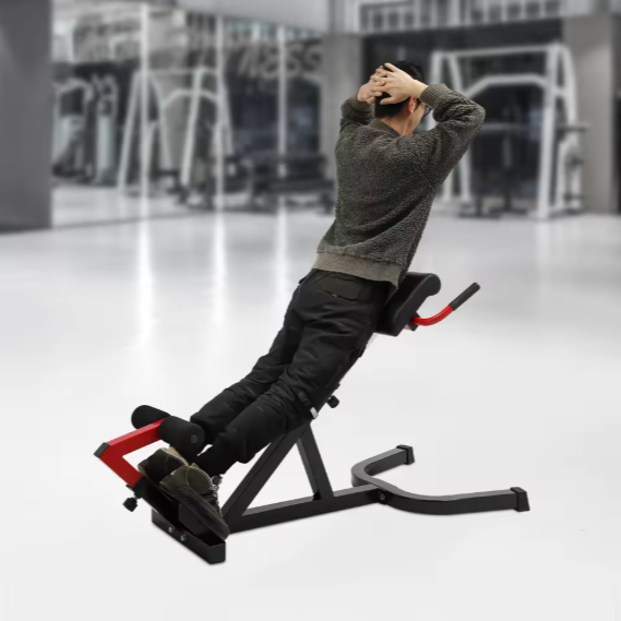 Romeinse Stoel – Hyperextension Fitnessbank met Verstelbare Hoogte & Rugondersteuning