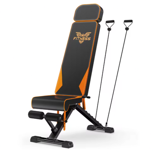 Opvouwbare Gewichtsbank – Verstelbare Full Body Fitnessbank met Weerstandsbanden