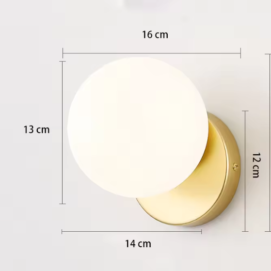 Scandinavische Wandlamp – Minimalistische LED Verlichting voor Slaapkamer & Gang