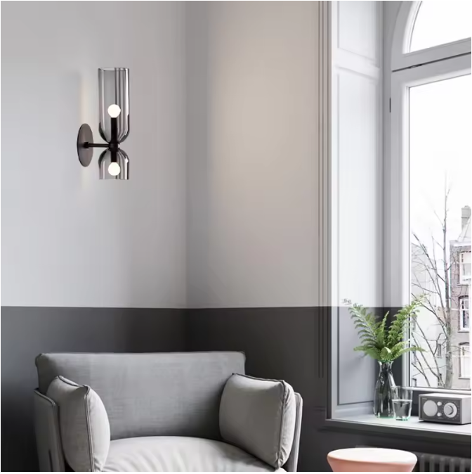 Scandinavische Glazen Wandlamp – Minimalistisch & Creatief Design