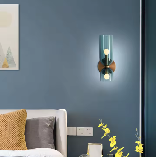 Scandinavische Glazen Wandlamp – Minimalistisch & Creatief Design