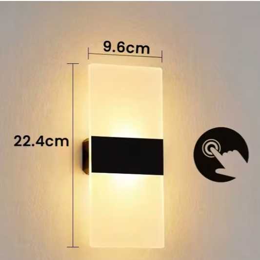 Draadloze LED Wandlamp – USB Oplaadbaar met Touch Sensor