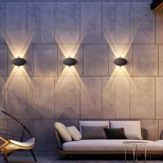 Ovale LED Wandlamp – IP65 Waterdichte Buiten- & Binnenverlichting 4W Warm Licht