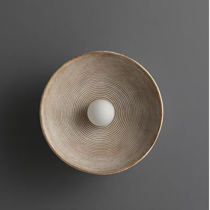 Creatieve Retro Ronde Wandlamp – Decoratieve LED Verlichting voor Restaurant & Slaapkamer