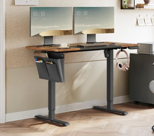 Elektrisch Zit-Sta Bureau 120 cm – Met Organizer & Geheugen