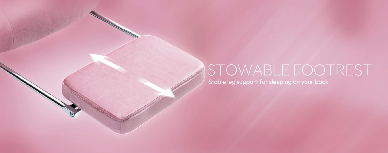 Gaming Bureaustoel met Massage, Verwarming & Voetsteun