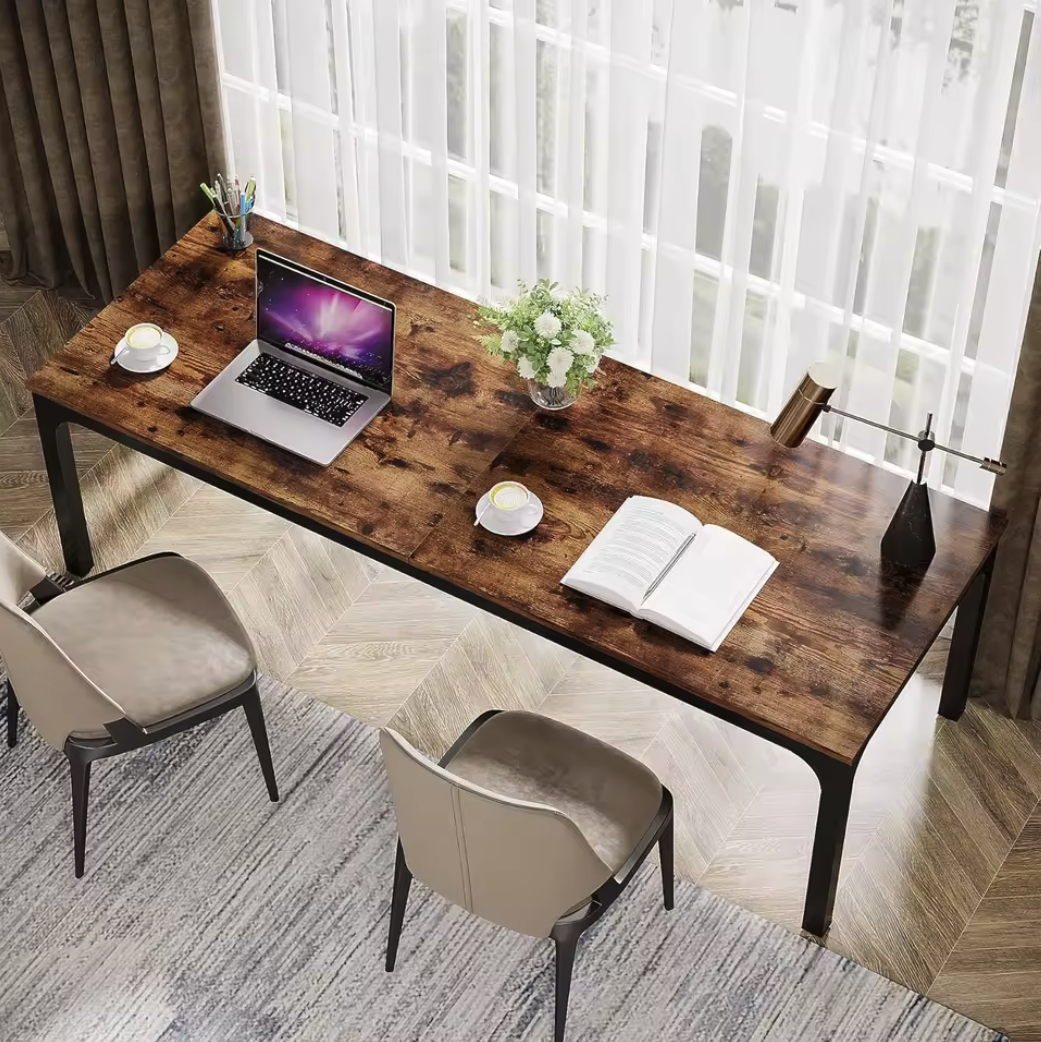 Extra Lang 2-Persoons Bureau – 200x60cm bureaublad