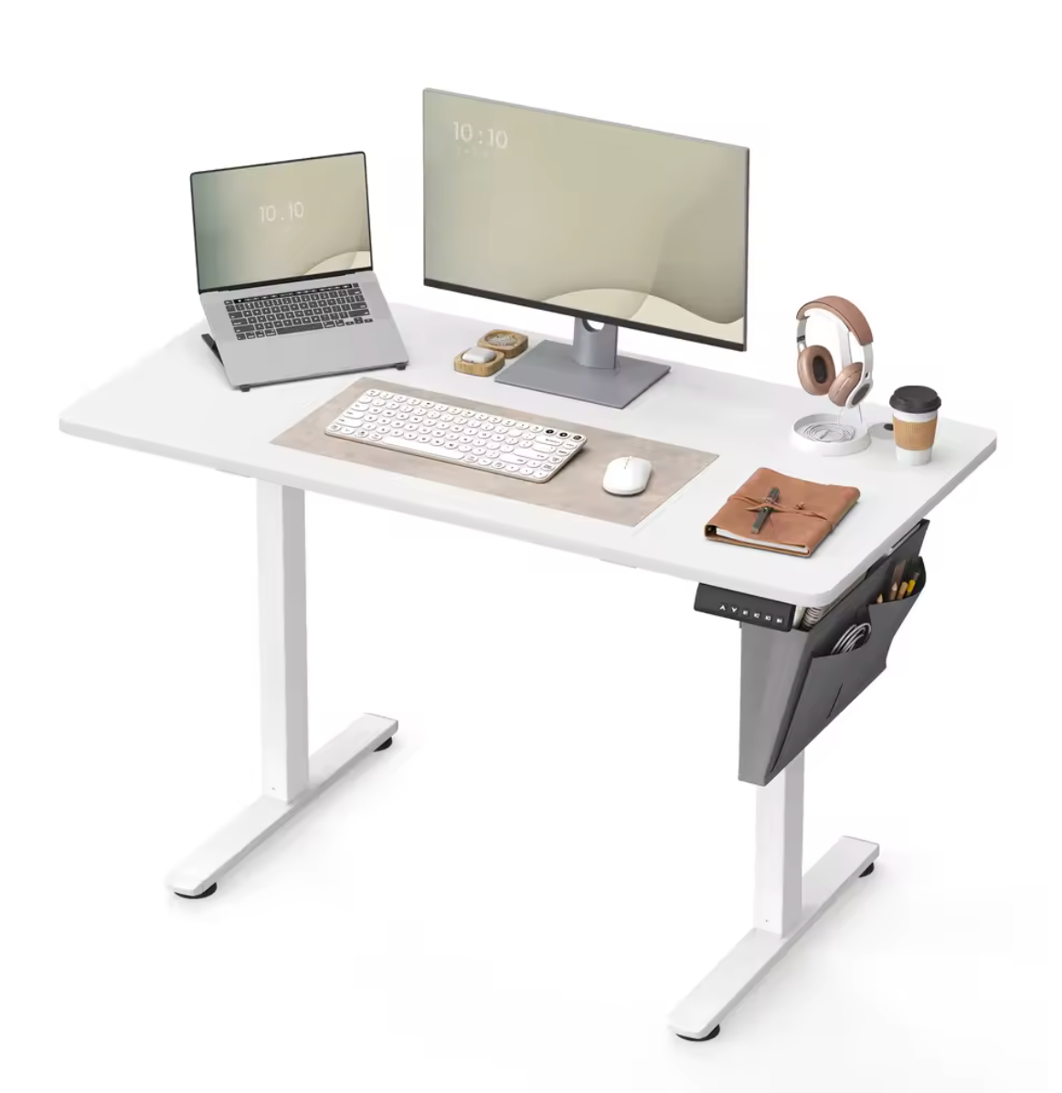 Elektrisch Zit-Sta Bureau 120x60cm – Met Geheugen & Organizer