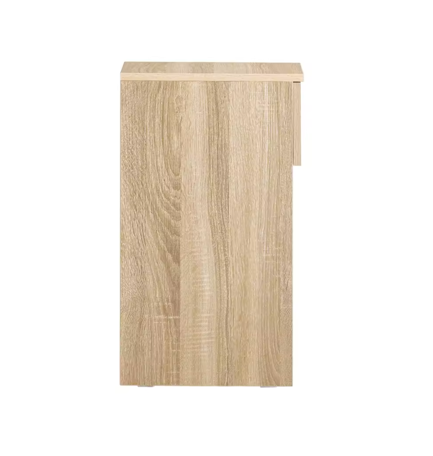 Smal nachtkastje met lade en open vak – 60cm hoog