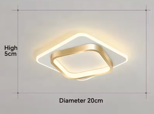 Moderne LED Plafondlamp – Strak Ontwerp voor Gang, Trap & Slaapkamer