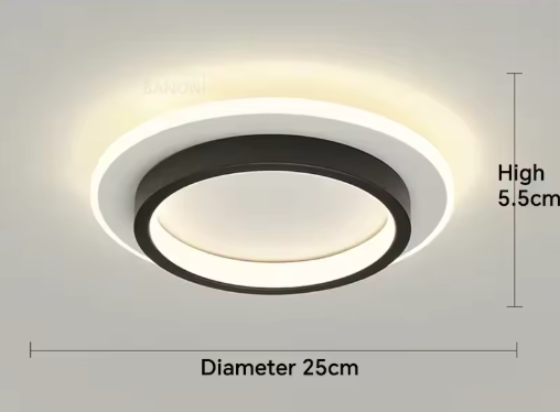 Moderne LED Plafondlamp – Strak Ontwerp voor Gang, Trap & Slaapkamer