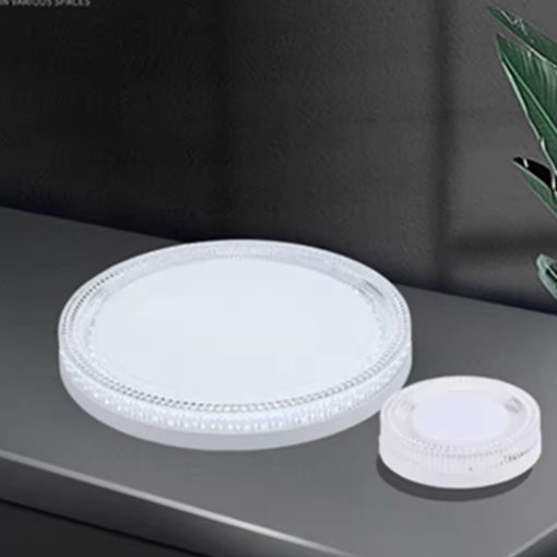 Moderne LED Plafondlamp – Rond of Vierkant Kristal Design