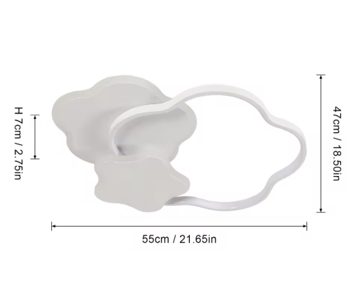 Stervormige LED Plafondlamp – 31W, Dimbaar 3000–6500K met Afstandsbediening