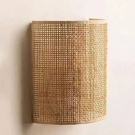 Rotan Wandlamp – Bohemian Sfeerverlichting voor Woon- & Slaapkamer