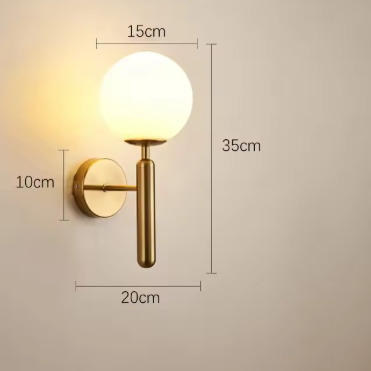 Moderne Glazen Wandlamp – Elegante Binnenverlichting met E27 Fitting