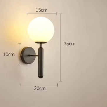 Moderne Glazen Wandlamp – Elegante Binnenverlichting met E27 Fitting